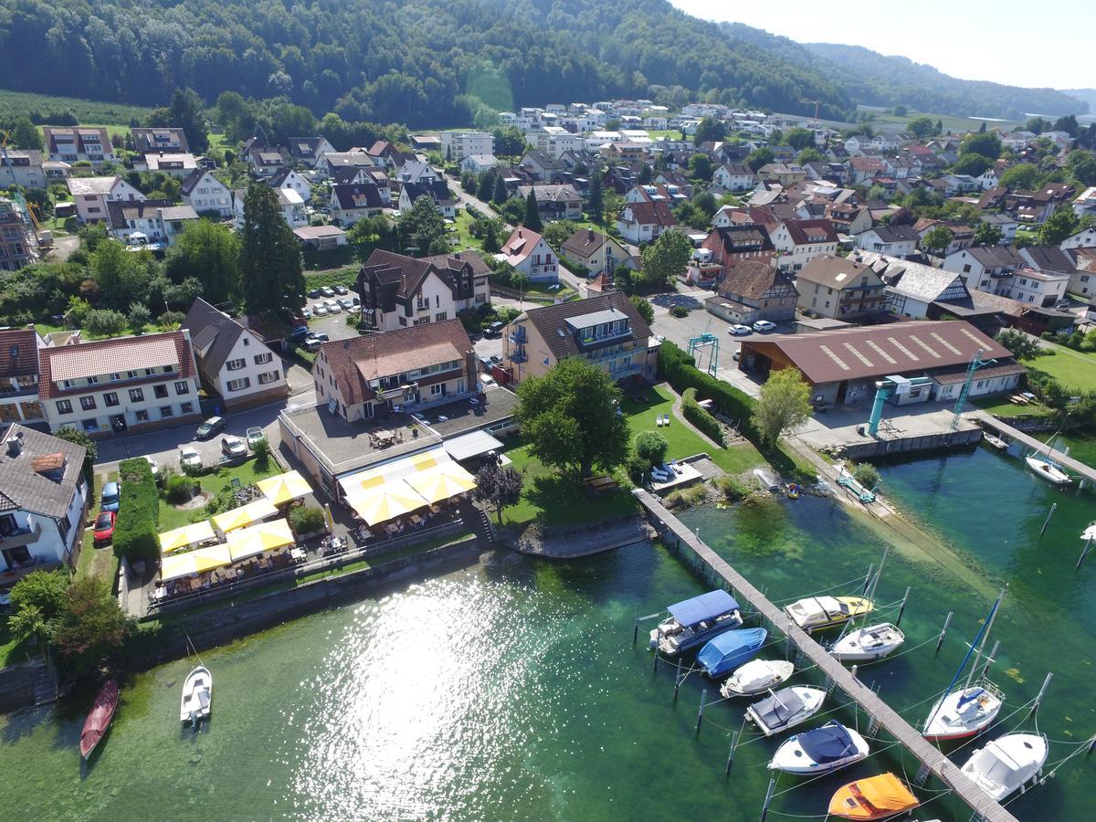 Hotel Pension Café Hasler Bodman-Ludwigshafen Eksteriør billede