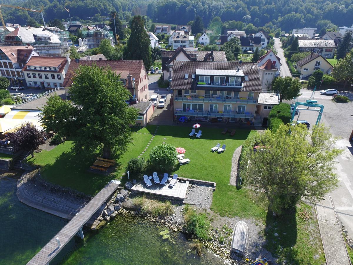 Hotel Pension Café Hasler Bodman-Ludwigshafen Eksteriør billede